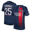 Oficiální Fotbalový Dres Paris Saint-Germain 2023-24 N.Mendes 25 Domácí pro Muži